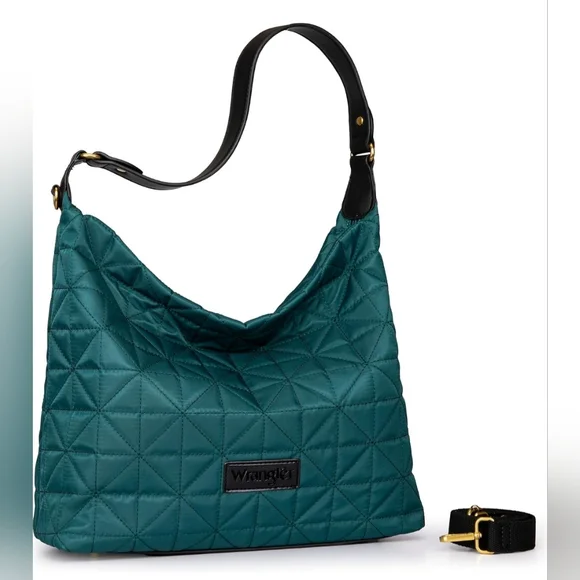 Wrangler Quilted Hobo Purse/Handbag for Women Shoulder Crossbody Bags NWOT - Picture 3 of 7
